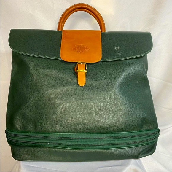 Source Perrier Collection 2000 Calfskin Leather Doctor Duffle Bag Super Rare - Picture 1 of 9